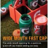 Gatorade Water Bottle 28oz Gatorskin Green Contour Style Squeeze Sports