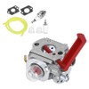 Garden Lawn Mover Trimmer Carburetor Kit for Homelite UT‑33600A 26cc