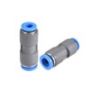 sourcing map Straight Push to Connector Reducer Fitting 8mm to