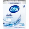 Dial Antibacterial Deodorant Bar Soap, 4 oz bars, White, Pack