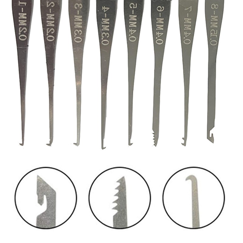 Locksmith Tools, Key Extractor, Tap Puller Set, Broken Key Puller,