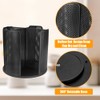 Mulaibdin 2 Pack Rotatable Coffee Cup Dispenser with 4 Compartments,