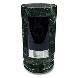 MightySkins Skin for Ring Stick Up Cam Battery - Green Marble | Protective, Durable, and Unique Vinyl Decal wrap Cover | Easy to Apply, Remove, and Change Styles | Made in The USA