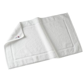 oruta Imabari Bath Mat, Certified Hotel Air, Imabari Towel, Made in Japan, Thick, Washable, Terry Fabric, Absorbent, Quick-Drying, 100% Cotton (White)
