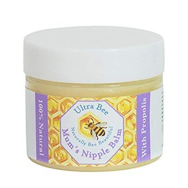 Ultra Bee Naturally Bee Beautiful 100% Natural Breastfeeding Nipple Balm for Mums 50ml
