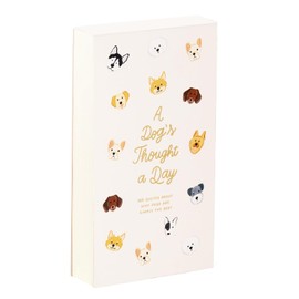 WORLD TRAVELER Eccolo Quotes Thick Note Pad, A DOG'S Thought a Day List Pad with 365 Quotes About Why Dogs Are Simply The Best, To Do List Notepad (Good Boy, 4.5-x-8 Inches)