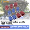 AC Dust Caps Compatible with 8V1 Thread R134a Cap 13mm