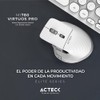 Acteck Mouse Ergonomico VIRTUOS Pro MI780 3000dpi Inalambrico 8 Botones