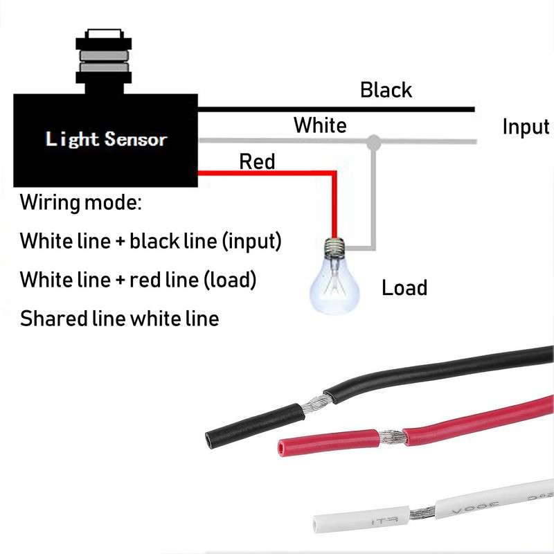 LUORNG 1PC NK-101A Photoelectric Switch, Light Control Sensor Button Switch,