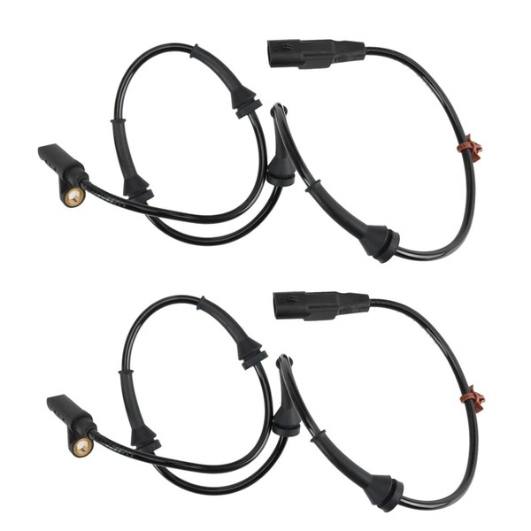 TRQ Rear ABS Wheel Speed Sensor Set Compatible with 2015-2017