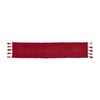 Mud Pie Red Table Runner, Solid, 18" x 90"