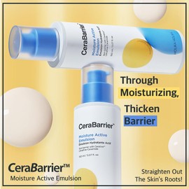 HOLIKA HOLIKA Thera Barrier Moisturizing Active Emulsion, Gentle Moisturizing, Strong Barrier, Protects Your Skin from External Stimulation, Super Ceramide, Sensitive Skin, Hypoallergenic, Oil and