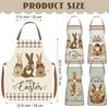 Skicuff 4 Pack 23x30 Inch Easter Bunny Eggs Aprons Buffalo