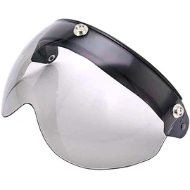Chern Yueh - Casco de Motocicleta con Visera Universal de 3 Cierres (luz ahumada)