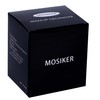 MOSIKER 10oz Clear Acrylic Small Qtip Holder,Swab Dispenser Cotton Ball