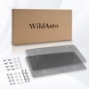 WildAuto License Plate Cover,2Pack Car Licenses Frame Shields with Non-Rusting
