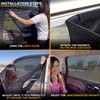 EcoNour Magnetic Car Side Window Sunshade (4 Pack) | Baby