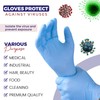 CHEF ROYALE Pack of 1000 Disposable Blue Nitrile Gloves -