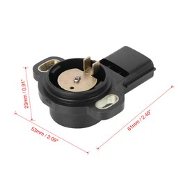 X AUTOHAUX FS01-13-SL0 Car Throttle Position Sensor Replacement for Mazda MX-6 1993-1997