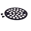 Westbrass A3192-12 4" OD Brass Shower Strainer Grid Drain Cover,