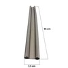 tesa MOLL® Draught Excluder for Doors, Grey Door Seal Bottom,