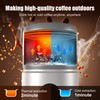 Ceshu Portable Coffee Machine w/ 2 Rechargeable Batteries, 8 Cups,