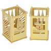 Metal Pen Holder Multifunctional Easy Assembly Glossy Golden Surface Plating