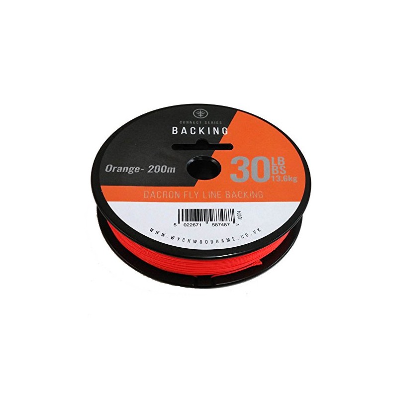 Wychwood - Game Dacron Flyline Backing 30LB Orange 200m 30