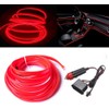 Balabaxer Red EL Wire Car Kit, 5 m Flexible Neon