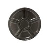 Party Essentials Hard Plastic Round Divided Serving Tray, 1-Count, 12",