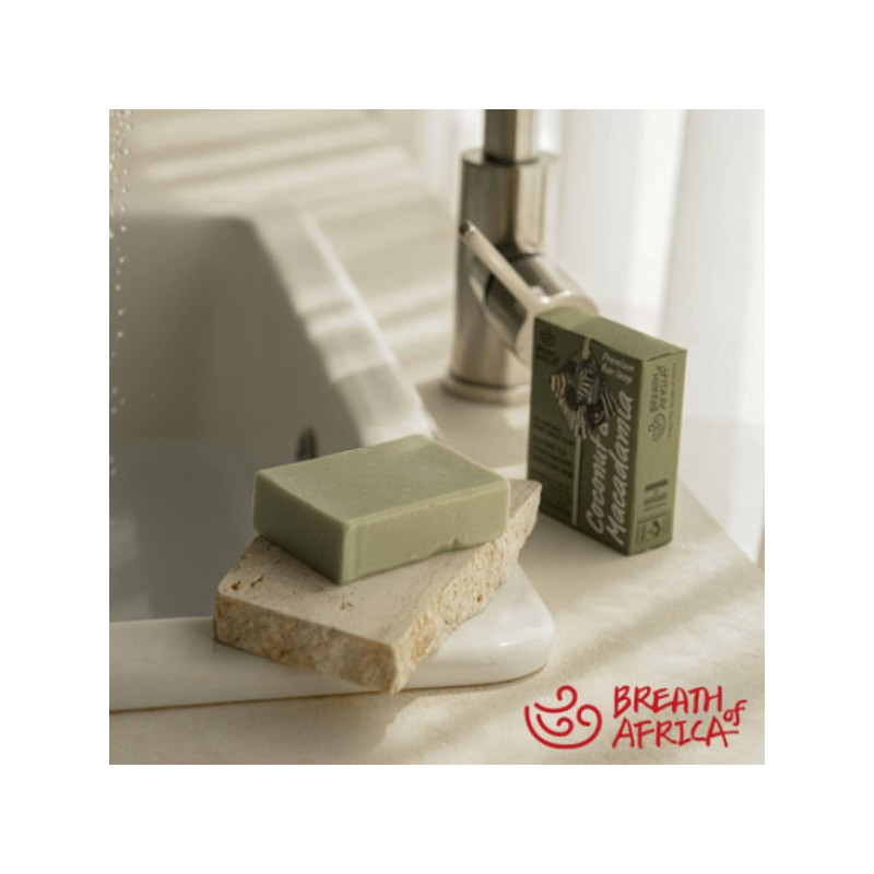 브레스오브아프리카 그린 마카다미아 중성/복합성용 천연비누 Breathe of Africa Green Macadamia