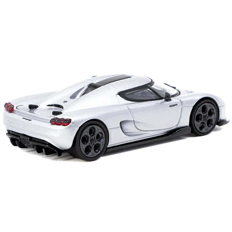 DCD for Koenigsegg CC850 Silver Metallic 1/64 Scale Diecast Model