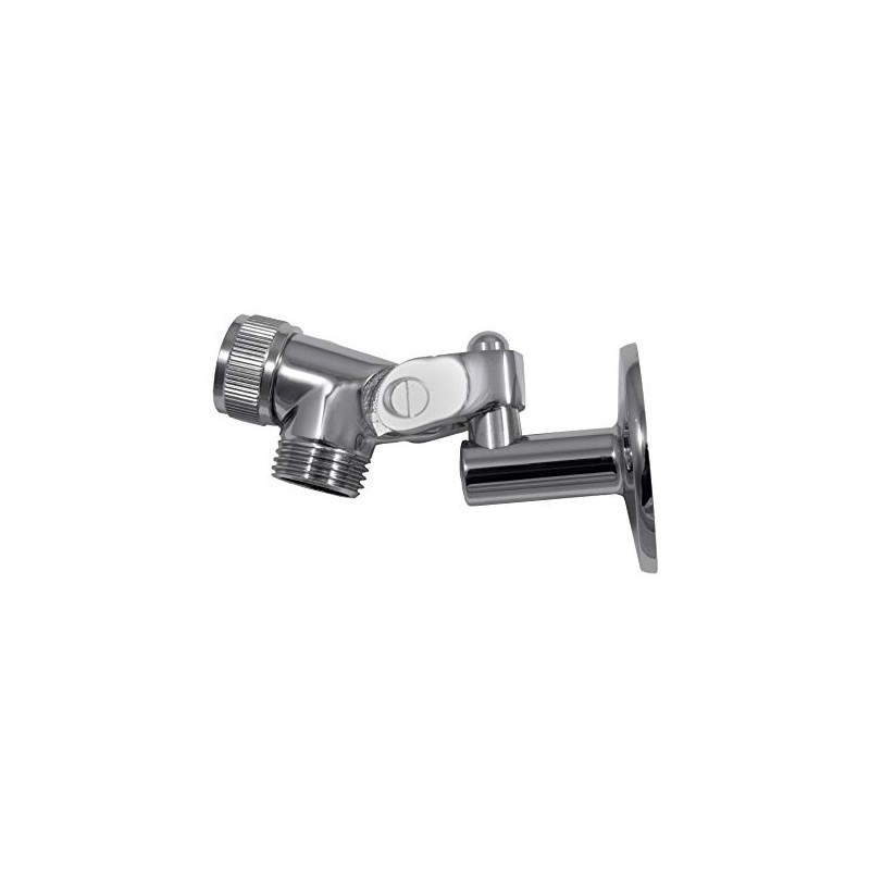 Chrome Handheld Showerhead Wall Bracket with Pin Mount Set