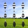 9 Piece Bird Deterrent Discs Set, Double-Sided Stainless Steel Bird