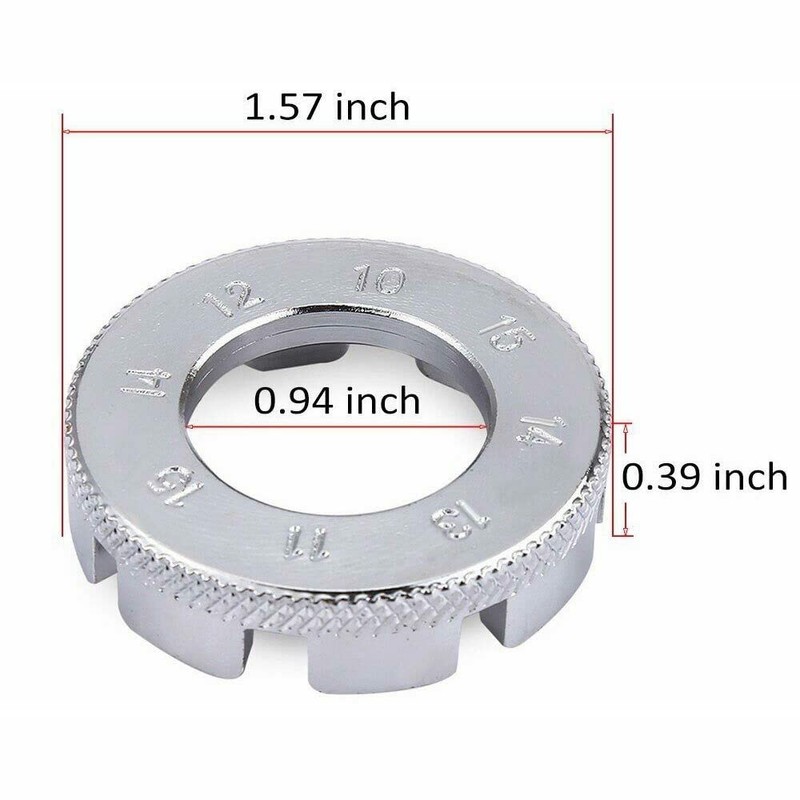 Western Gadget® 8 Way Bicycle Spoke Wrench Tool – Bike