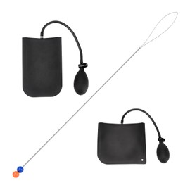 DIICCYO 3 Pcs Air Wedge Bag Air Wedge Pump Wedge, Heavy Duty Button Master Inflatable Lifting Cushion Stainless Steel Emergency Tool for Door Window Installation and Car Repair