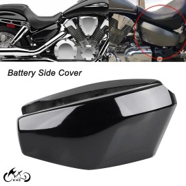 Unbranded Left & Right Black Battery Side Fairing Covers For Honda VTX1300R/S/C/T 2003-09