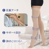 Beister Compression Socks, Open Toe, Thigh Length, 0.8 - 1.2