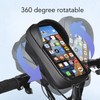 Bike Front Frame Bag Waterproof Shock Absorbing Touch Screen Phone