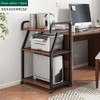 MegaChoice 3 Tier Printer Stand, Mobile Printer Table with Storage
