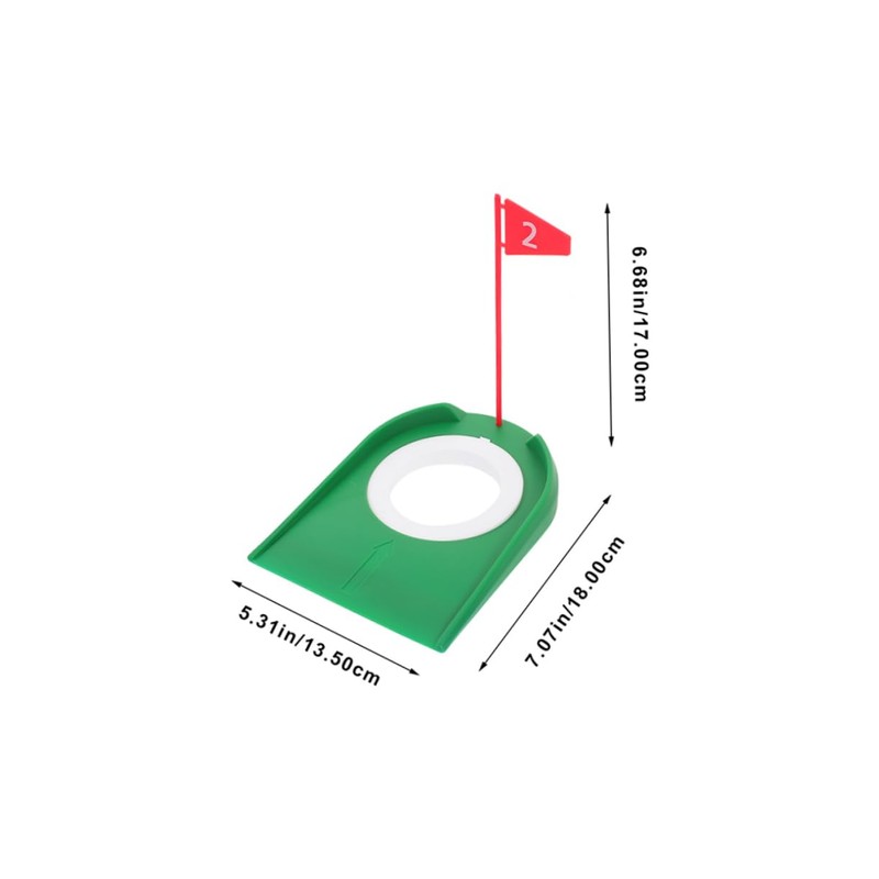 Kisangel Golf Aid Cup Set 9pcs Plastic Golf Training Cup