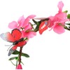 Butterfly Flower for Women Girls Boho Flower Headband Wedding Bridal
