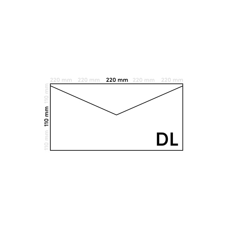 Netuno 25 Envelopes Pearlescent Light Pink DIN Long 110 x
