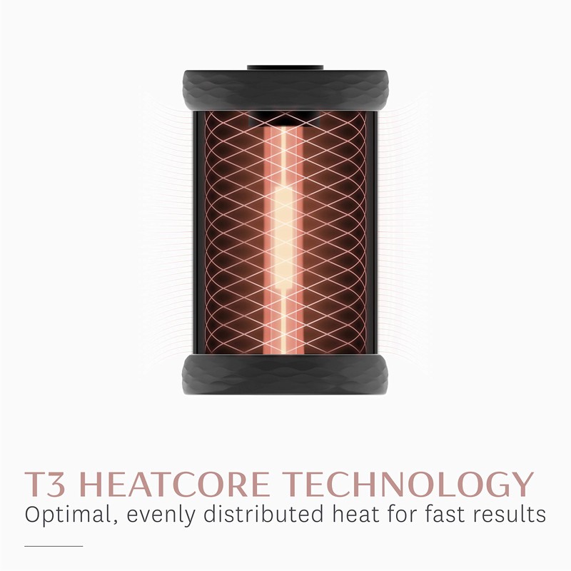 T3 Luxe Volumizing Hot Rollers (Pack of 2) for Long-Lasting