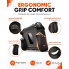 Switch 2 Grip Case, Dockable Protective Cover with Screen Protector