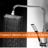 Shower Head Swivel Ball Adapter, ZESE 1PCS Adjustable Universal Shower
