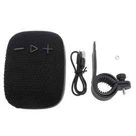 Portable Bluetooth Speaker IPX7 Waterproof Mini Subwoofer with Stand for Outdoor Cycling Black