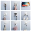 Adhesive Shower Hooks for Inside - Extra Sticky Stainless, Razor