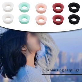 ECSiNG Pack of 24 Earplugs Mute Inserts Extra 5 dB Noise Reduction Earplugs Accessories for Travel Home Office Library, 6 Colors