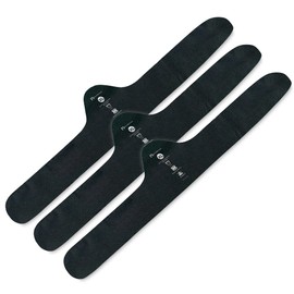 Bamboo Bra Liner 3-Pack X-Large Black by More of Me to Love